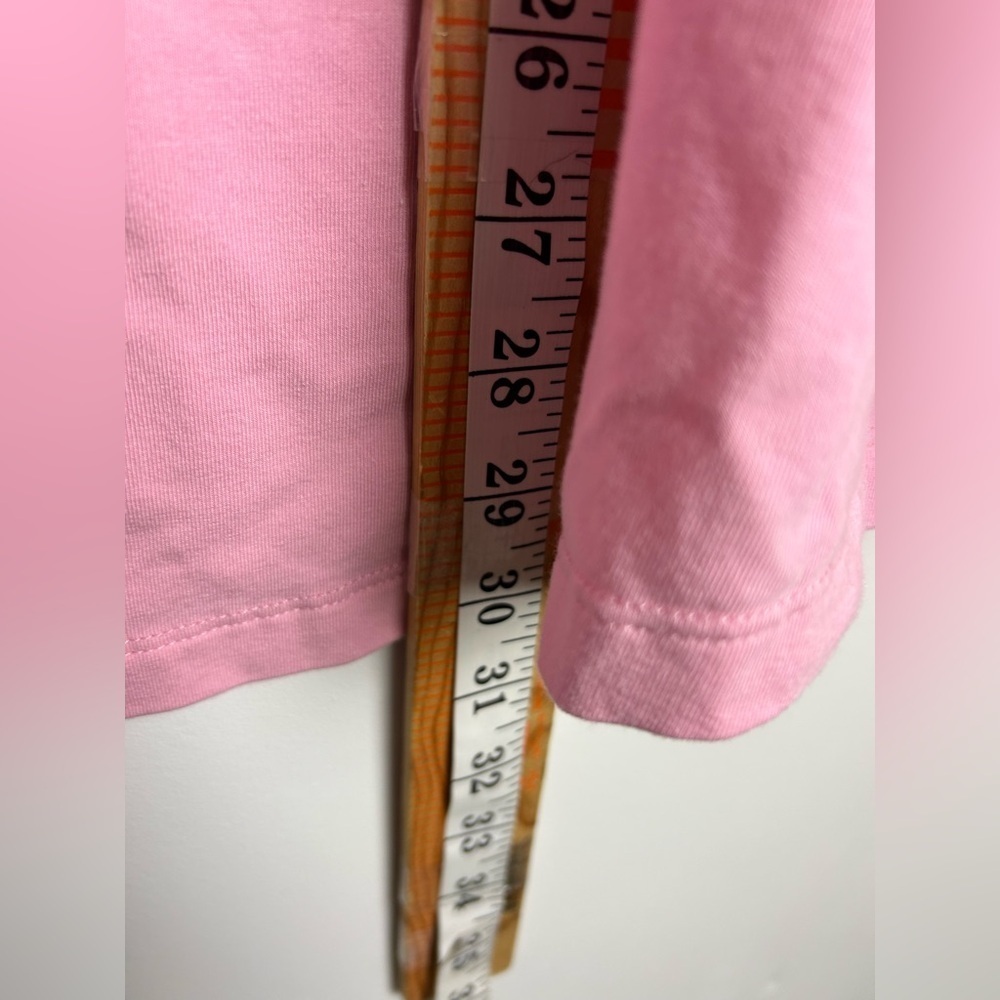 Belle Kim Gravel Top Blouse 2X Egyptian Pima Cotton Pink Lightweight Comfortable - Picture 10 of 11